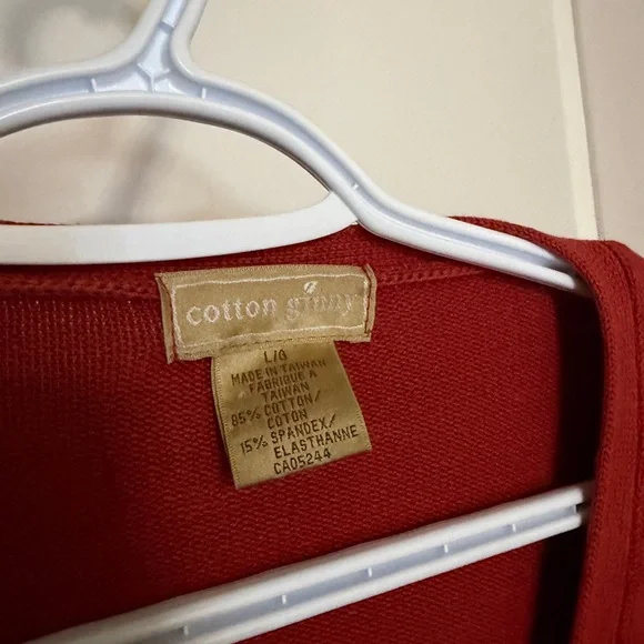 Cotton Ginny Women's Coral Cardigan Sweater - Picture 2 of 5